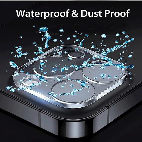 Miniatura 2 de Paquete de 2 protectores de lente de cámara compatibles con iPhone 13 Pro y iPhone 13 Pro Max, protector de pantalla de vidrio templado, accesorios