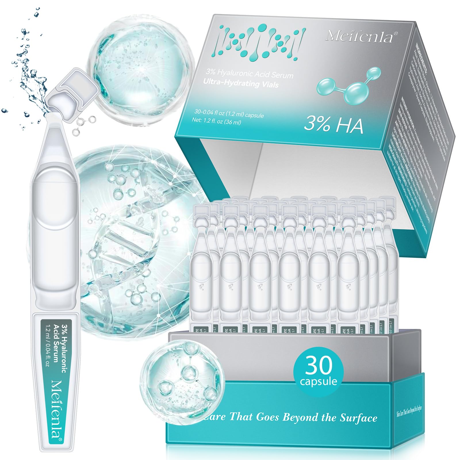 Amazon.com: Hyaluronic Acid Serum for Face, 3% Hyaluronic Acid