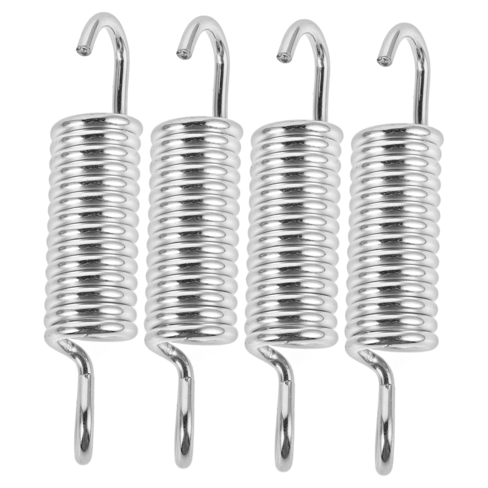 Toyvian 1 Set Heavy Duty Galvanized Steel Trampoline Springs T Hook Replacement Parts for Outdoor Jumping Bed for Parks Schools and Family Fun Activities
