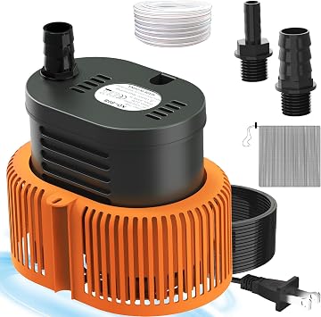 AgiiMan 850GPH Pool Cover Pump, Submersible Sump Pump, Above Ground