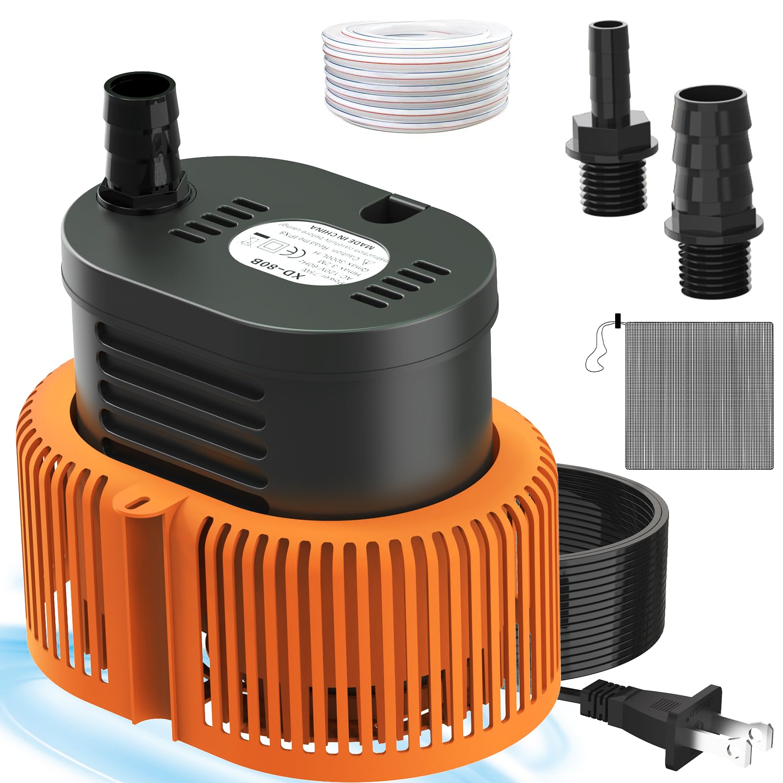 AgiiMan 850GPH Pool Cover Pump, Submersible Sump Pump, Above Ground