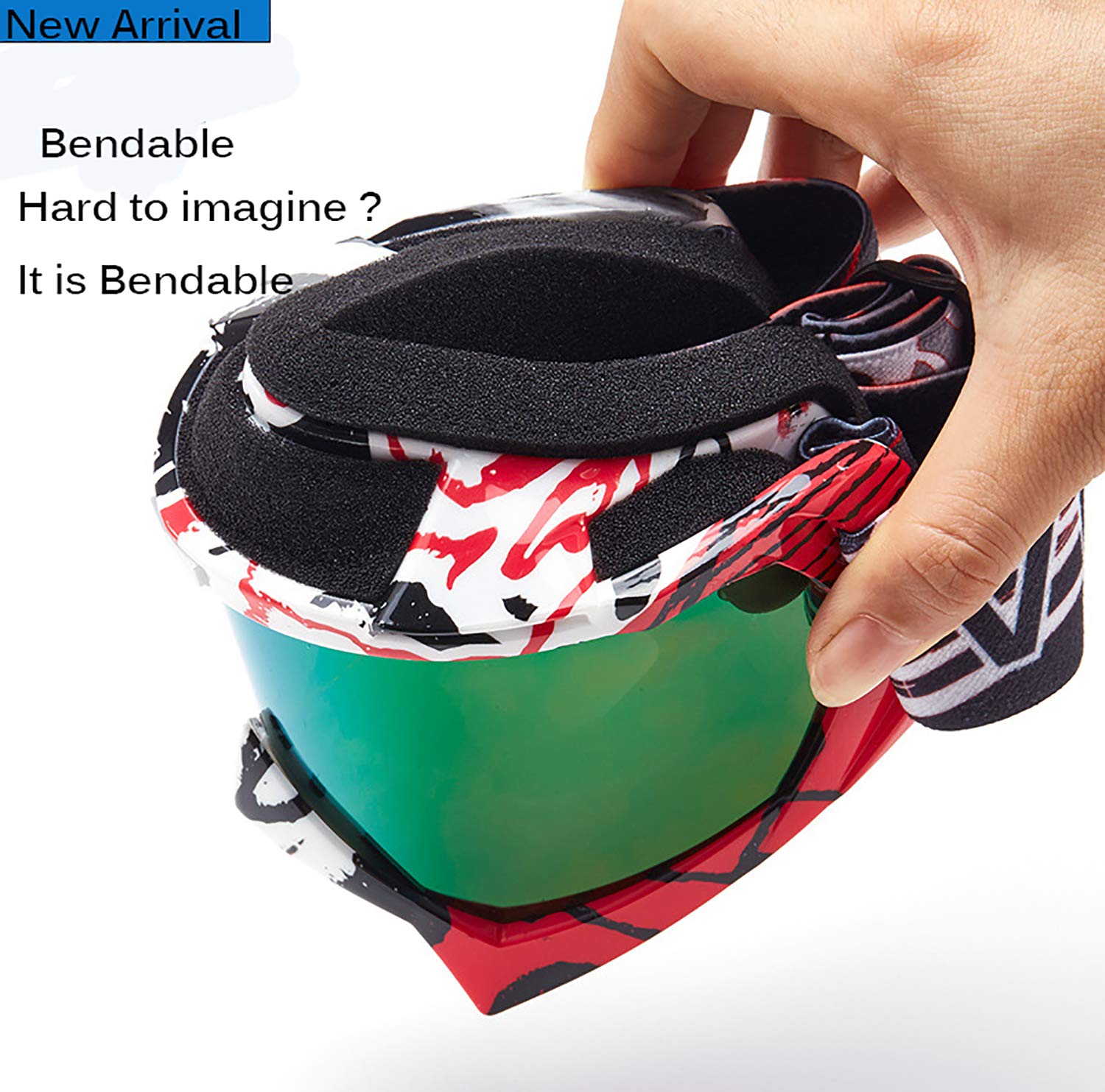 Gafas de seguridad para cuatrimoto, motocross, motocicleta, motocross, motocicleta, gafas de seguridad anti UV, antiarañazos, a prueba de polvo, resistente al viento, ciclismo, carreras,