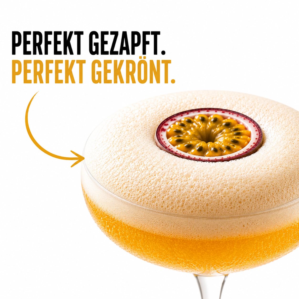 Cocktail Fass - Passion Fruit Spritz 5L – Inspiriert vom Pornstar Martini – Partyfass mit Alkohol zum Selberzapfen – Bis zu 20 Cocktails