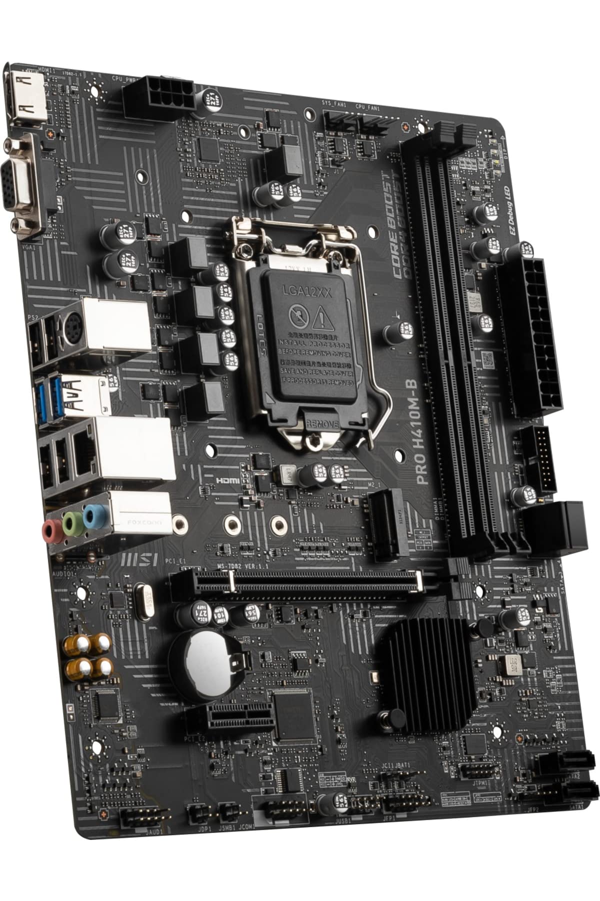 MSI PRO H510M-B Mainboard – Micro-ATX, Für Intel Core 10. Gen, LGA 1200