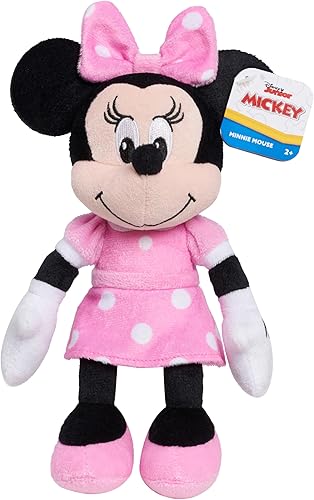 Miniatura 4 de Disney Junior Mickey Mouse Bean - Peluche de Minnie Mouse, juguetes para niños a partir de 2 años Just Play