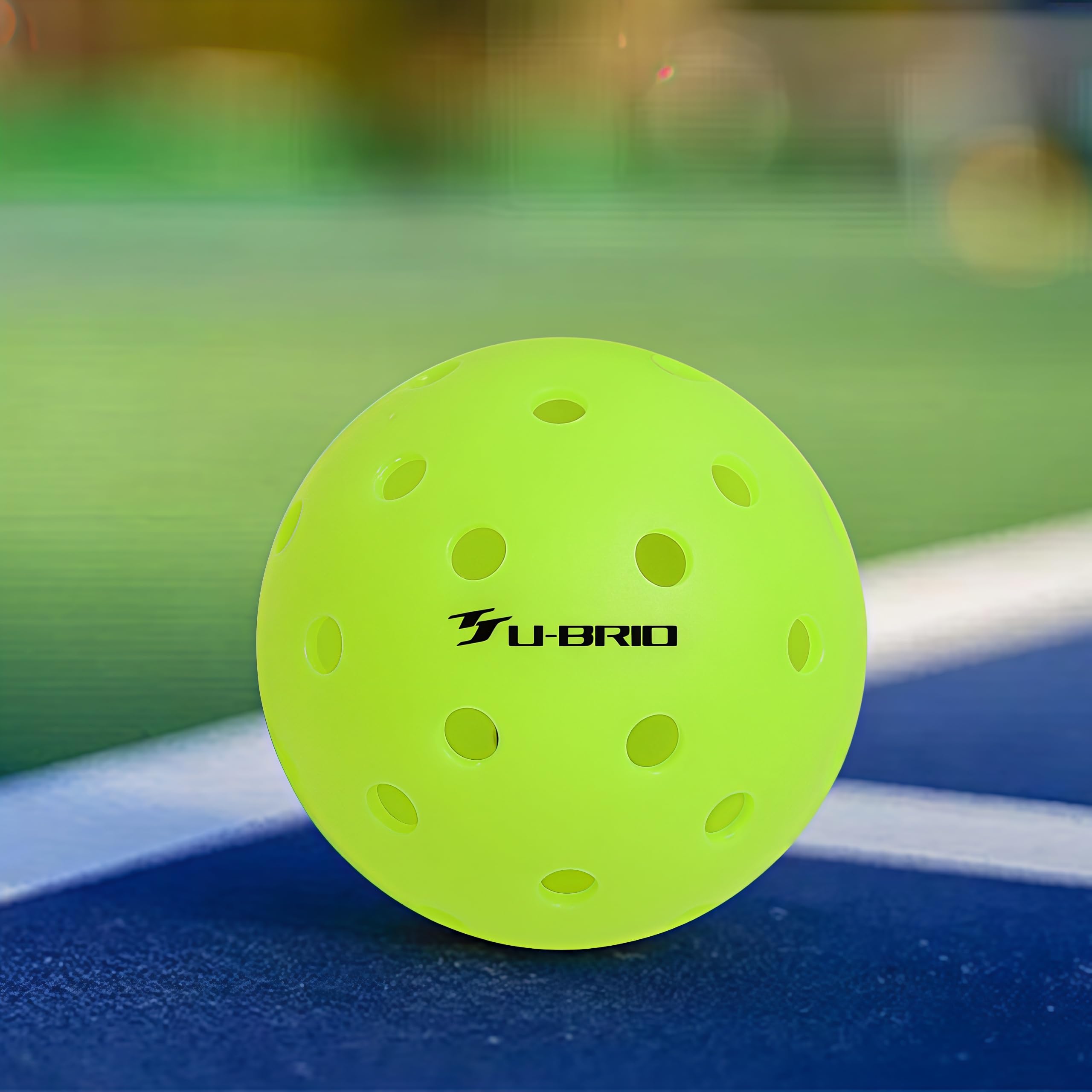 Pro-Grade - Palline da pickleball da esterno a 40 fori, confezione da 3/4/12, testate per giocatori professionisti, design resistente al vento, alta visibilità e durata oltre 300 colpi per
