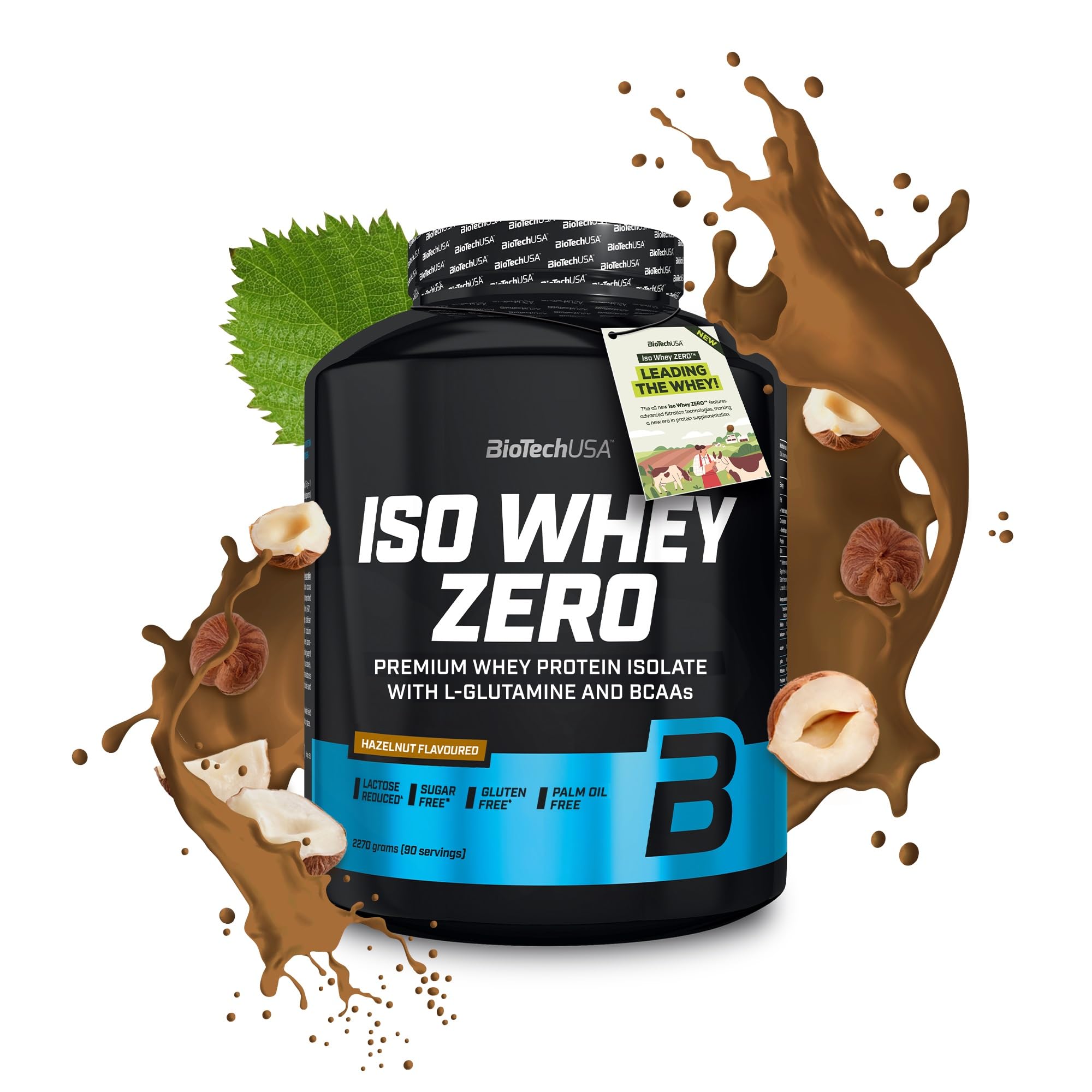 BioTechUSA Iso Whey ZERO, 2.27 kg, Nocciola