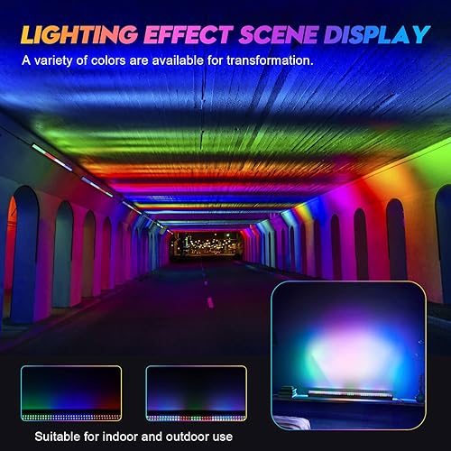 Miniatura 2 de Barra de luz de escenario 192 luces LED de 72 W RGBW Dj Barra de luz de lavado de pared tira de control DMX Dj Iluminación de escenario para