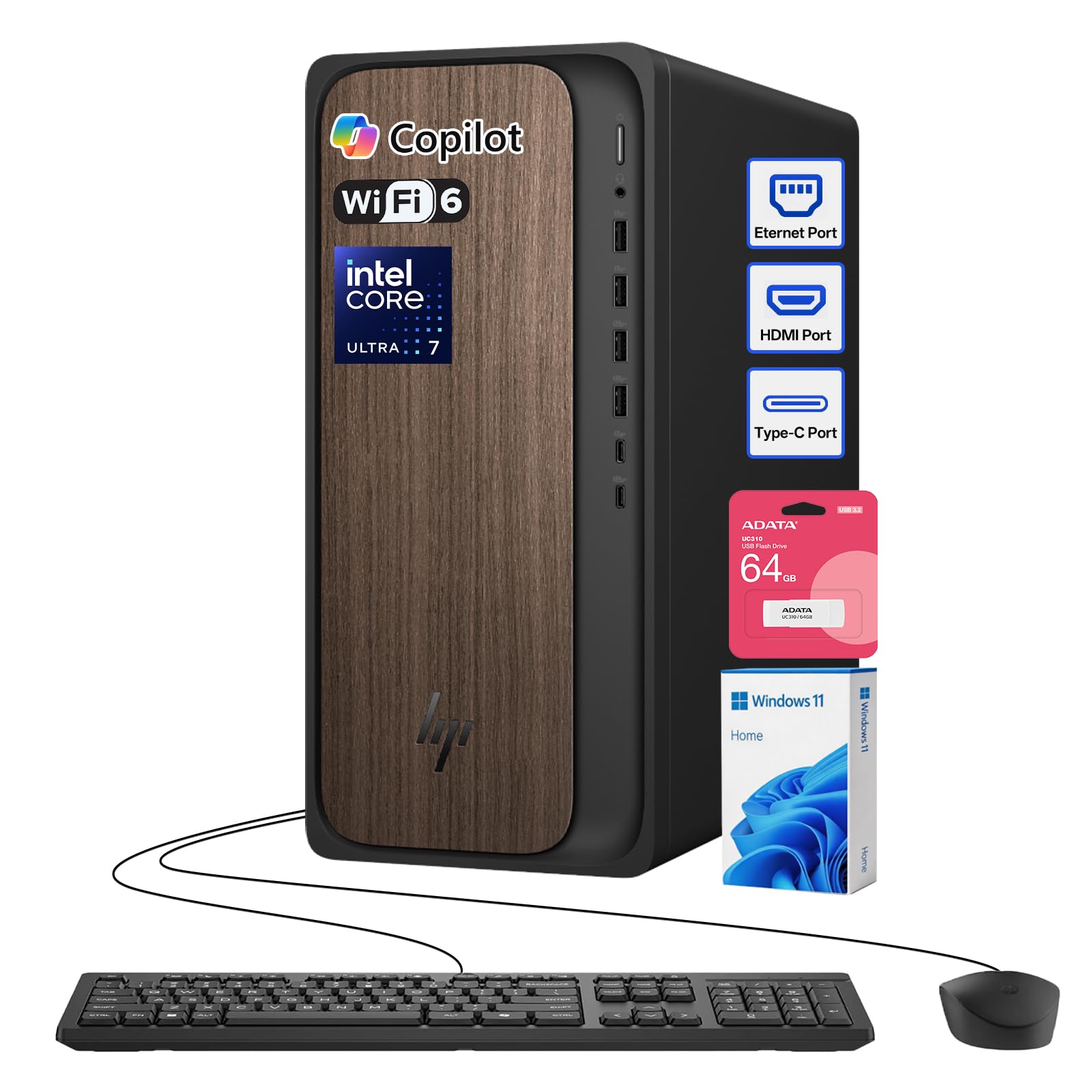 Amazon.com: HP OmniDesk Business Desktop Computer Ultra 7 265