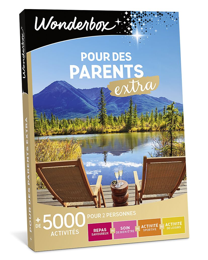 Wonderbox - pour des Parents Extra - Coffret Cadeau - Idée Cadeau Multi Activités