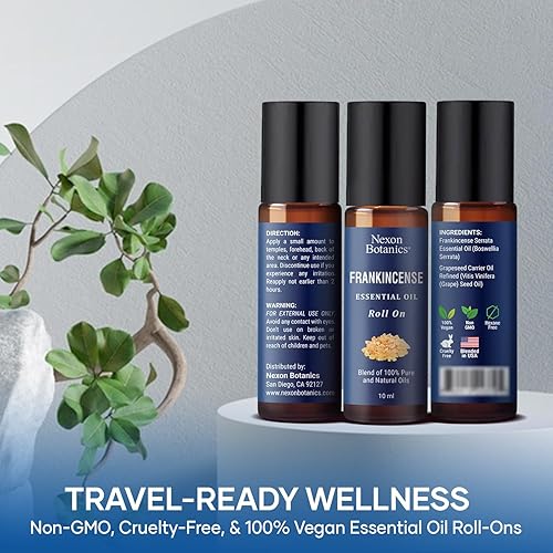 Miniatura 102 de Nexon Botanics Breathe - Mezcla de aceites esenciales, 1.0 onzas líquidas, aceite esencial Breath Easy Alivio sinusal, aceites esenciales Breathe