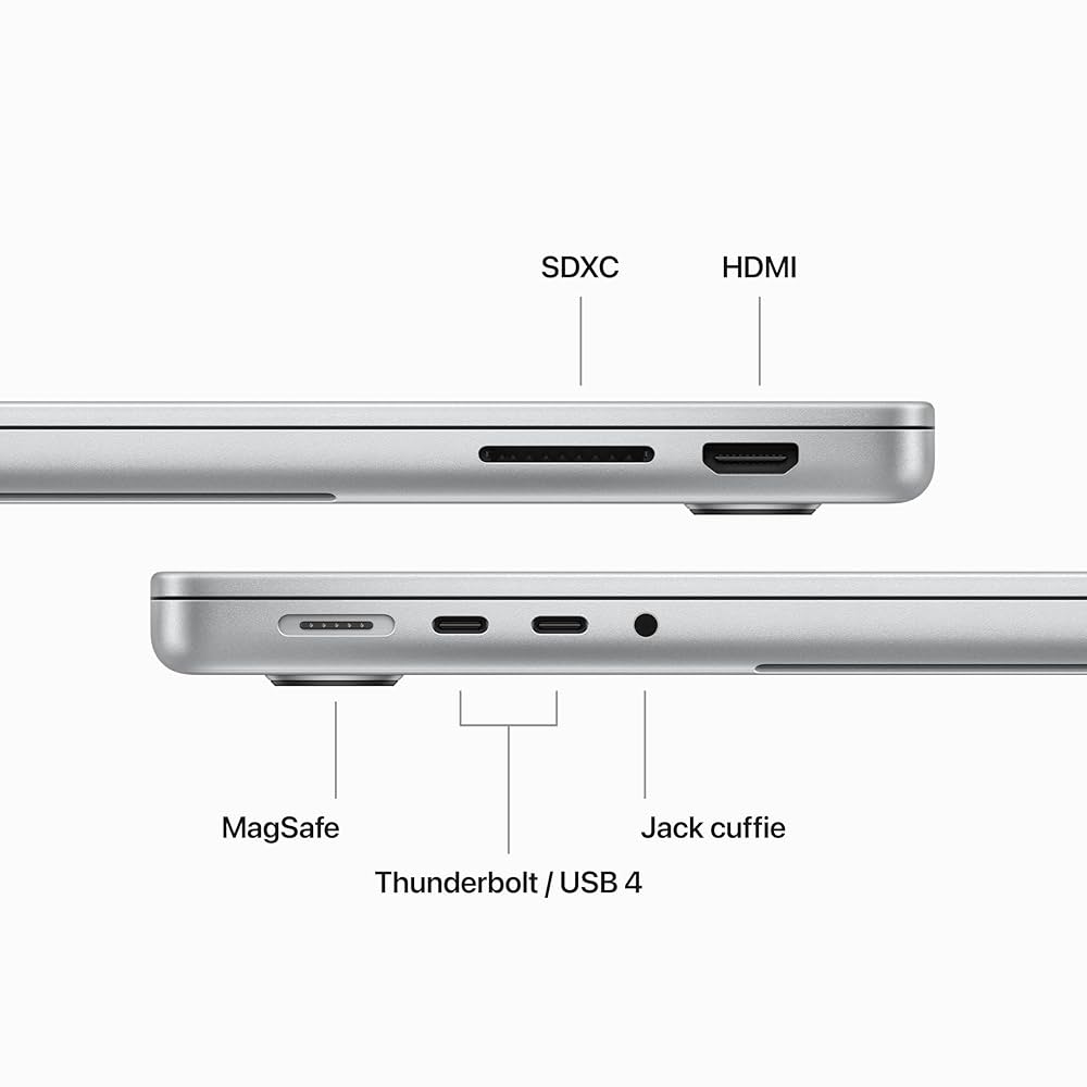 Apple 2023 Portatile MacBook Pro con chip M3, CPU 8 core