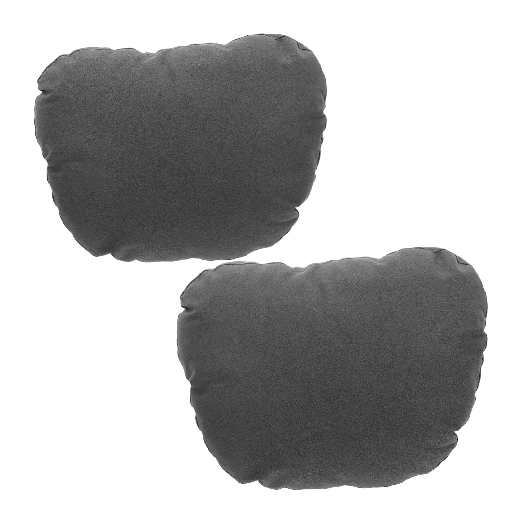 SOLUSTRE 2piezas Almohada Cuello del Coche de Gamuza de Almohadas Ergonómicas para Reposacabezas de Coche Soporte Cervical para Conducir