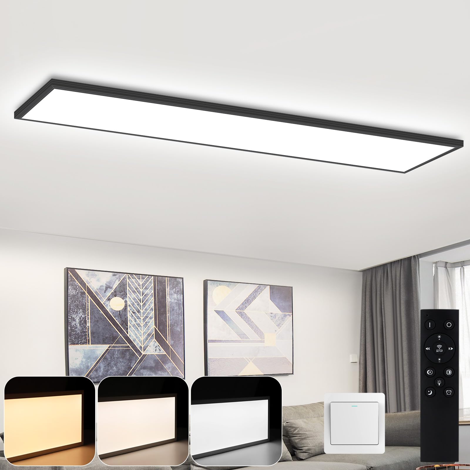 CBJKTX LED Deckenleuchte Panel