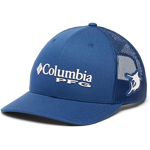 Columbia Unisex Adult PFG Logo Mesh Ball Cap