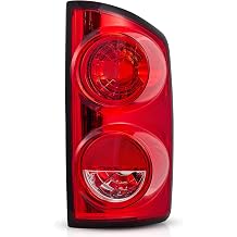 Tail Light for 2007-2009 Dodge Ram 1500/2500/3500 Right | Taillight Lamp Assembly Replacement, CH2801165, 55277302AC