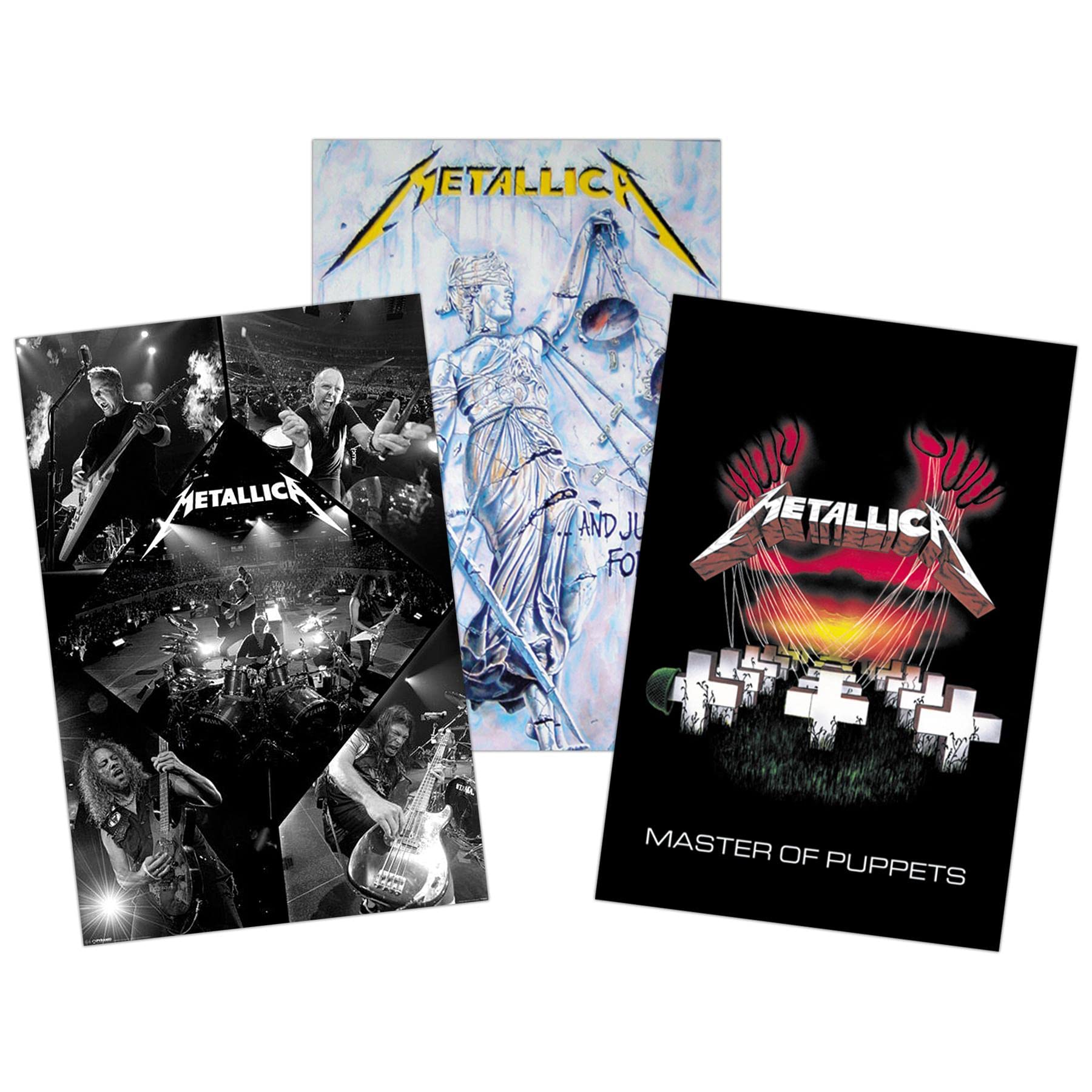 Close Up Metallica Poster 3er-Set (61cm x 91,5cm)