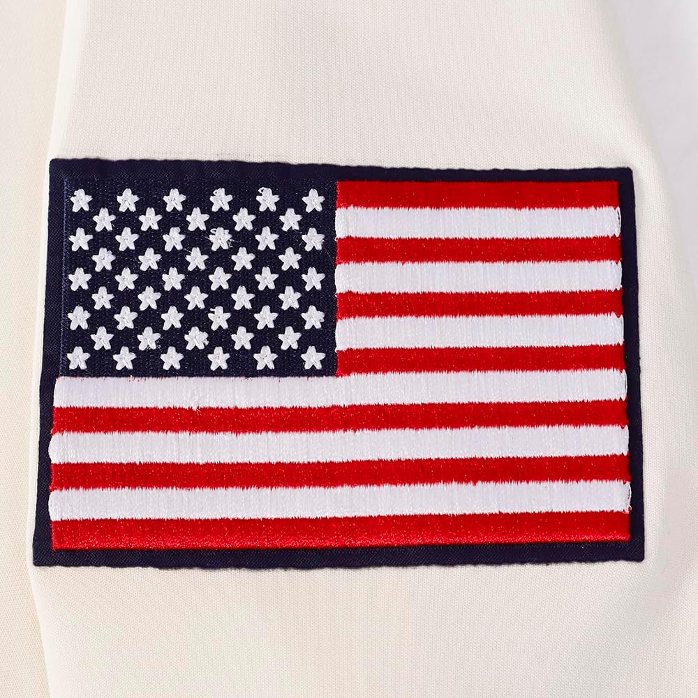 Pro Standard Men's Ussf USWNT Soccer Classic Chenille Double Knit Full-Zip Hoodie - Image 5