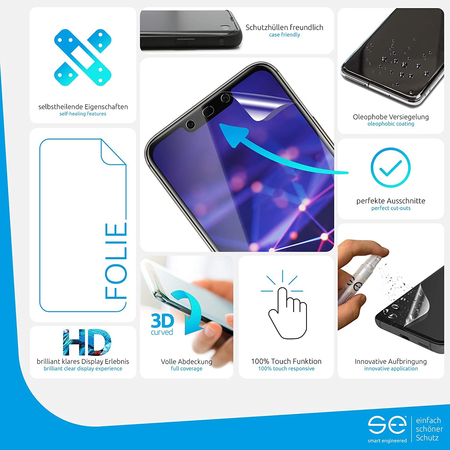 Per Huawei Mate 20 Le Protezione Dello Schermo P40 Le