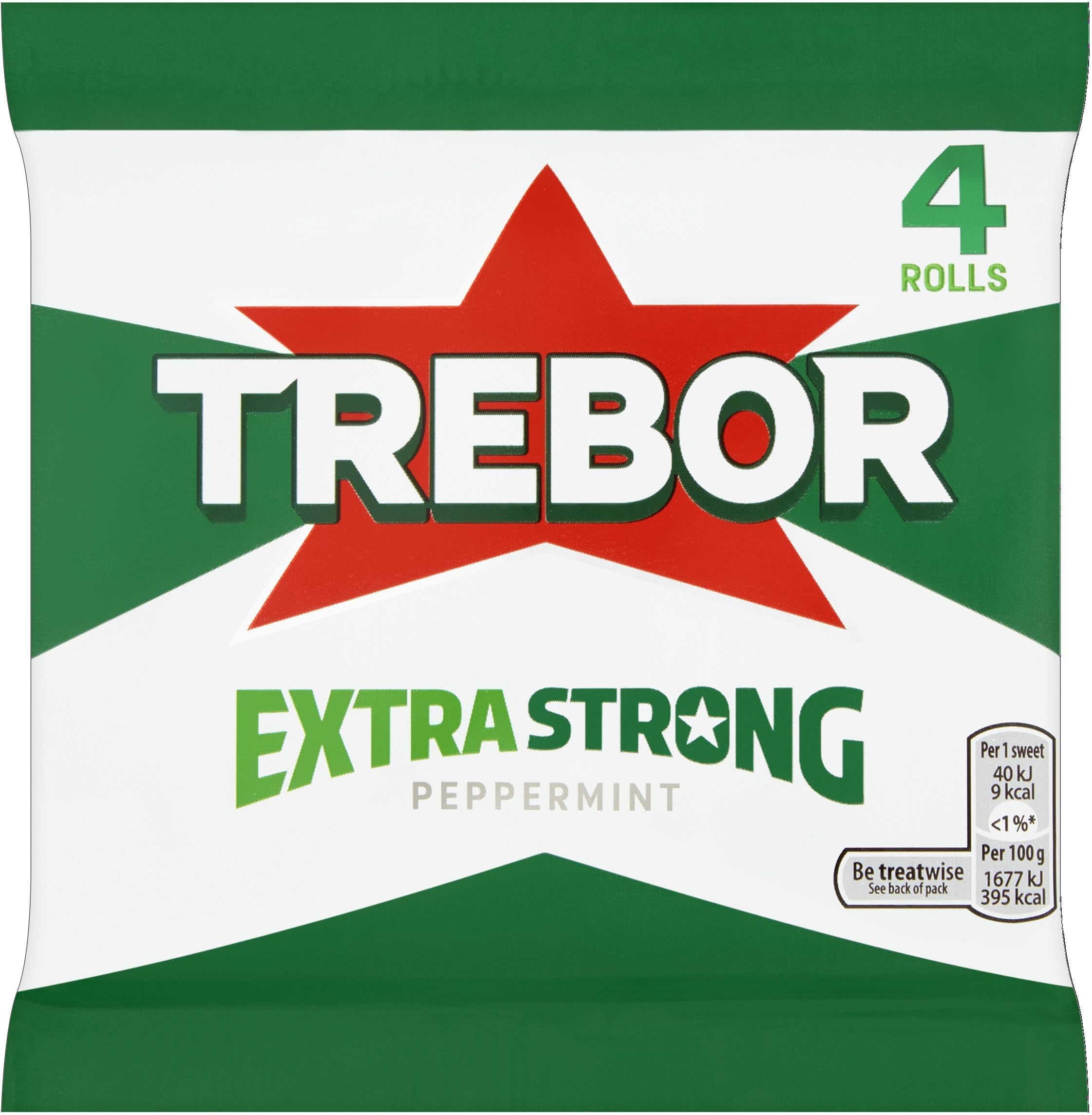Trebor Extra Strong Mints, 166 g