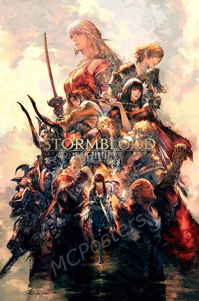 Amazon.com: PrimePoster - Final Fantasy XIV Stormblood Poster