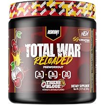 REDCON1 Total War Reloaded Pre Workout | Tigers Blood | 20 Servings