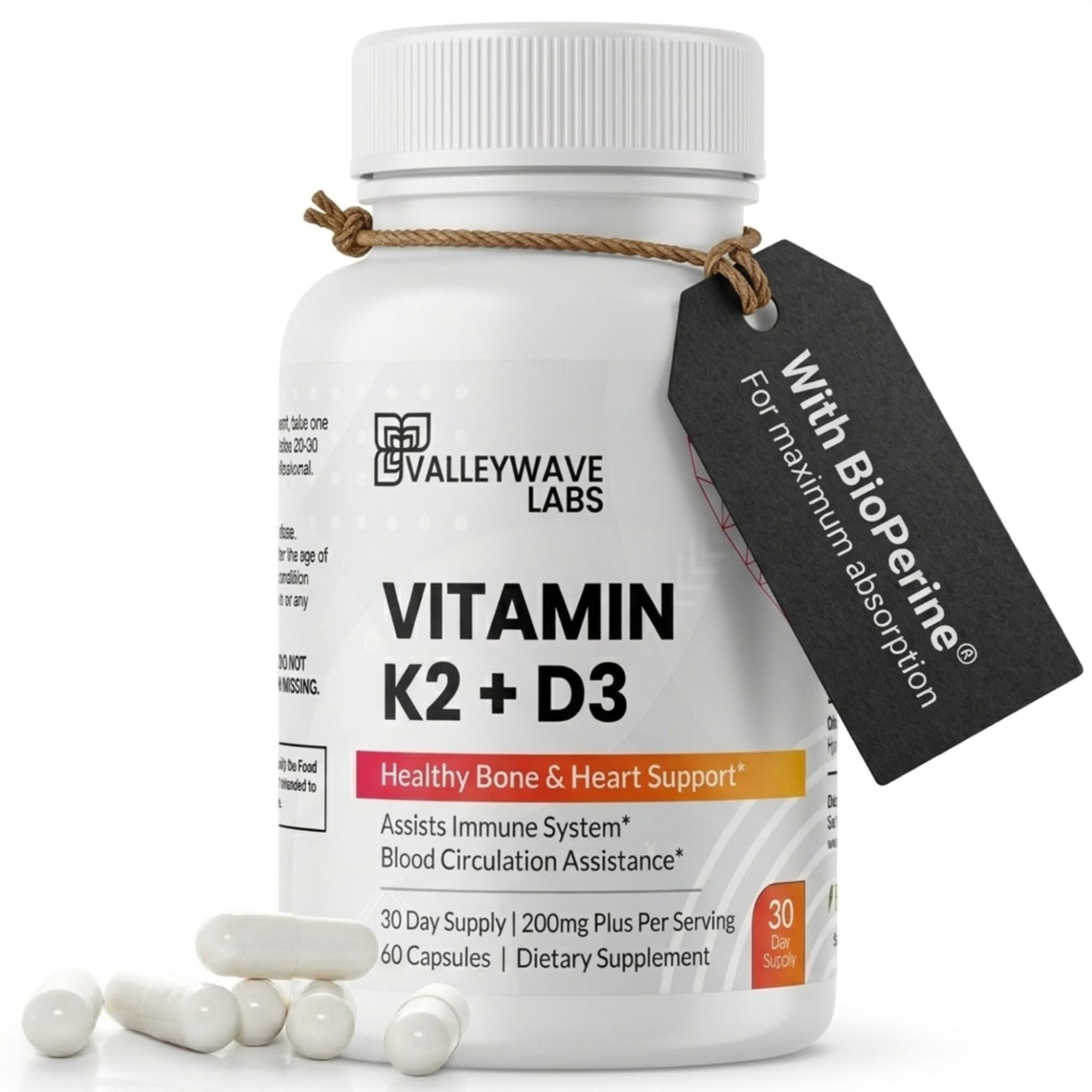 Amazon.com: Valleywave Labs Vitamin D3 K2 Capsules - 2-in-1