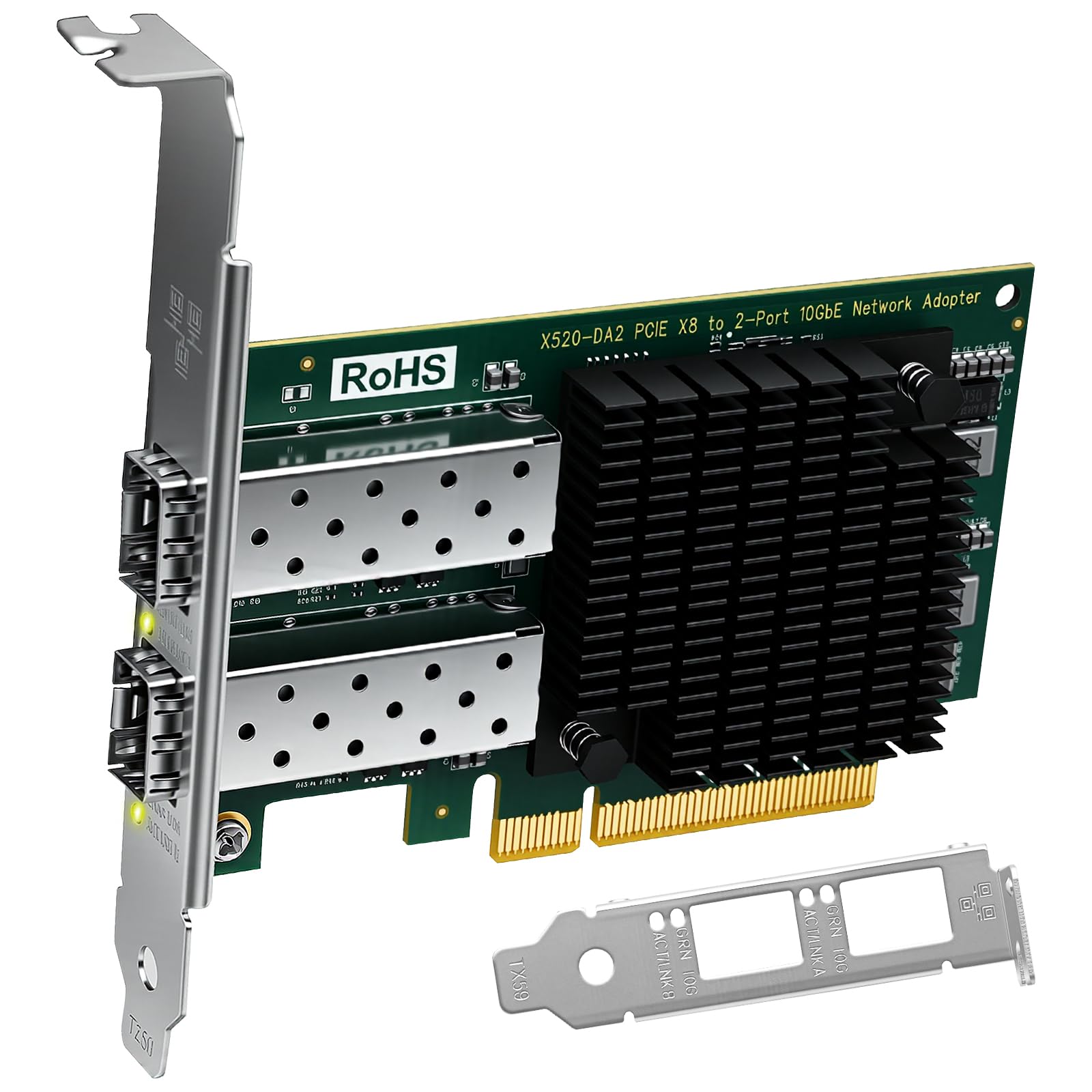 intel X520-DA2 10GbE NIC 2枚セット(動作確認済み) Amazon.com: X520-DA2 2X 10Gb/s SFP+ Fiber Ports Converged Ethernet