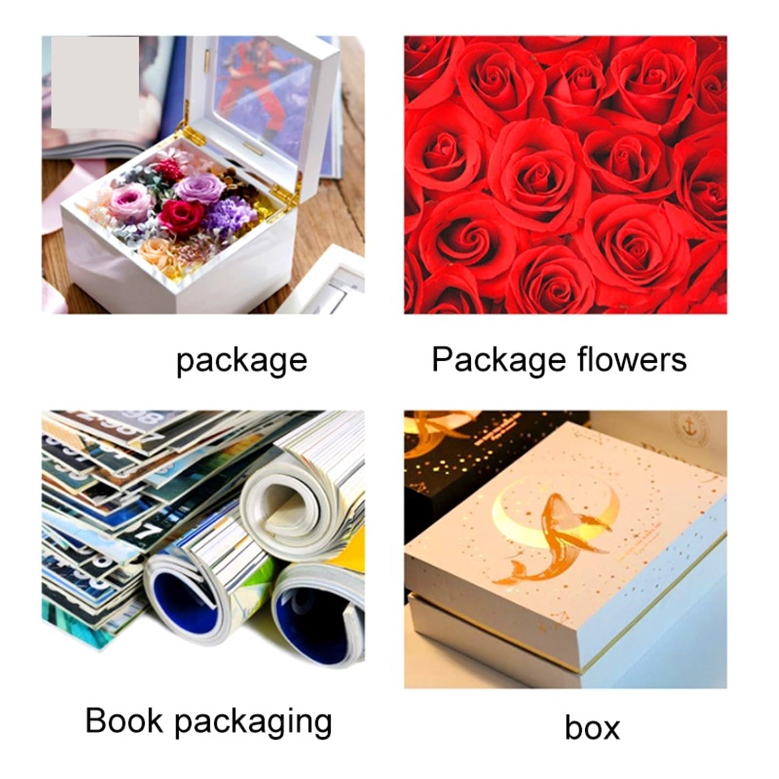 3 Rollen/Set 43 x 1000 cm Geschenkpapier für Valentinstag, Hochzeit | DIY Crafts Party Verpackung Blumenstrauß Verpackung Dekoration