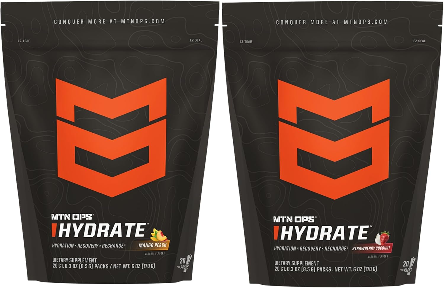 MTN OPS Hydrate Mango Peach + Strawberry Coconut Bundle