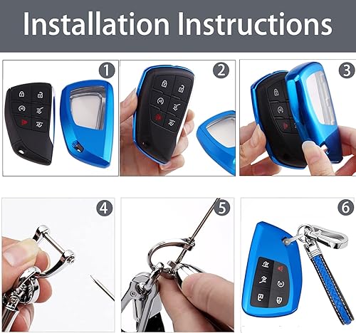 Miniatura 8 de Key Fob Cover,Soft TPU Full Protection Car Key Protector