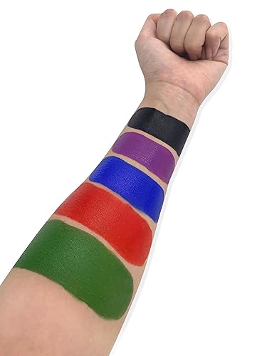 Miniatura 4 de Purple Eye Black Face Body Paint Stick (0.75 onzas) Pintura facial, pintura corporal y maquillaje en crema de base