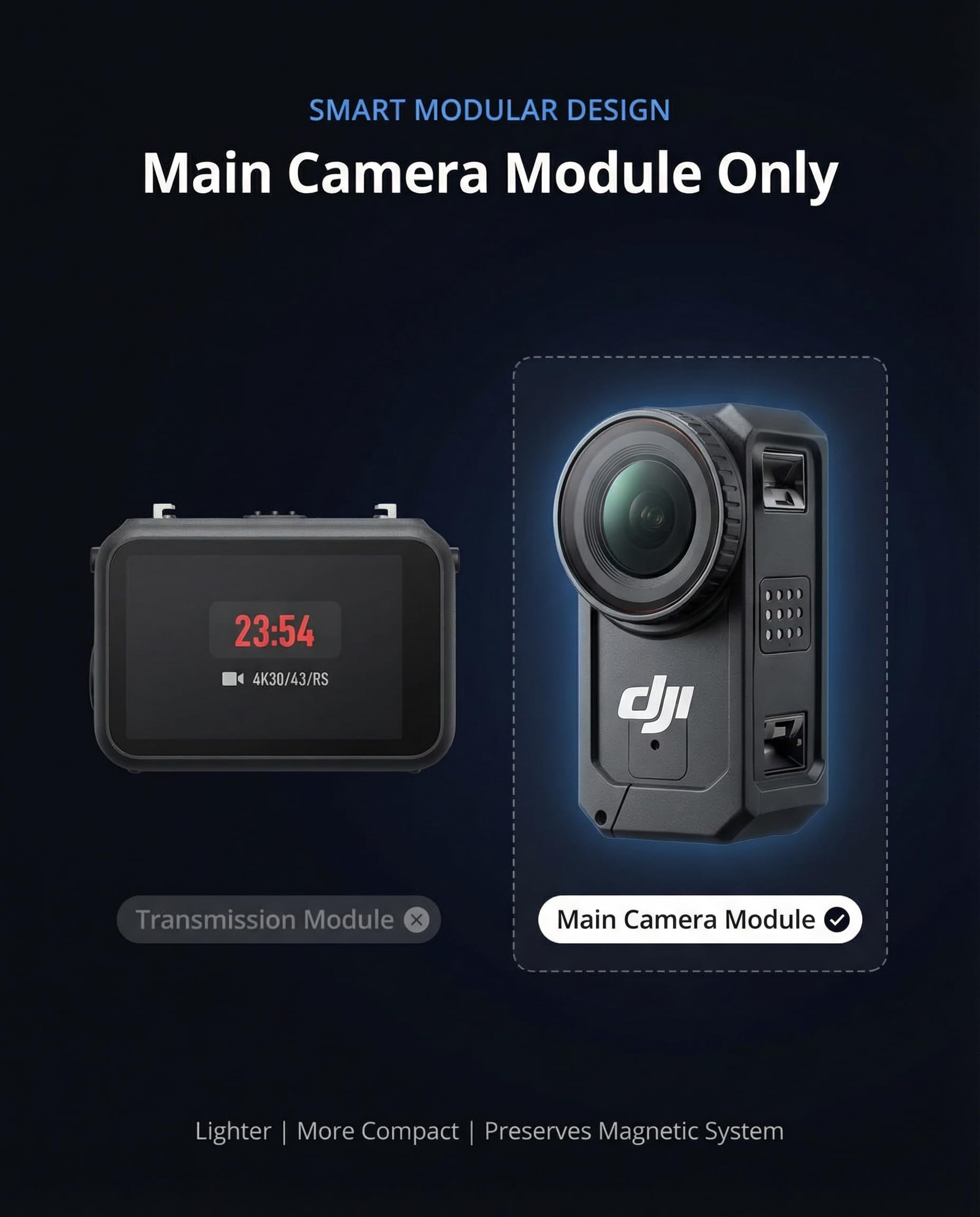 iDaPro Étui de protection en aluminium pour DJI Osmo Nano, cadre anti-rayures à dégagement rapide