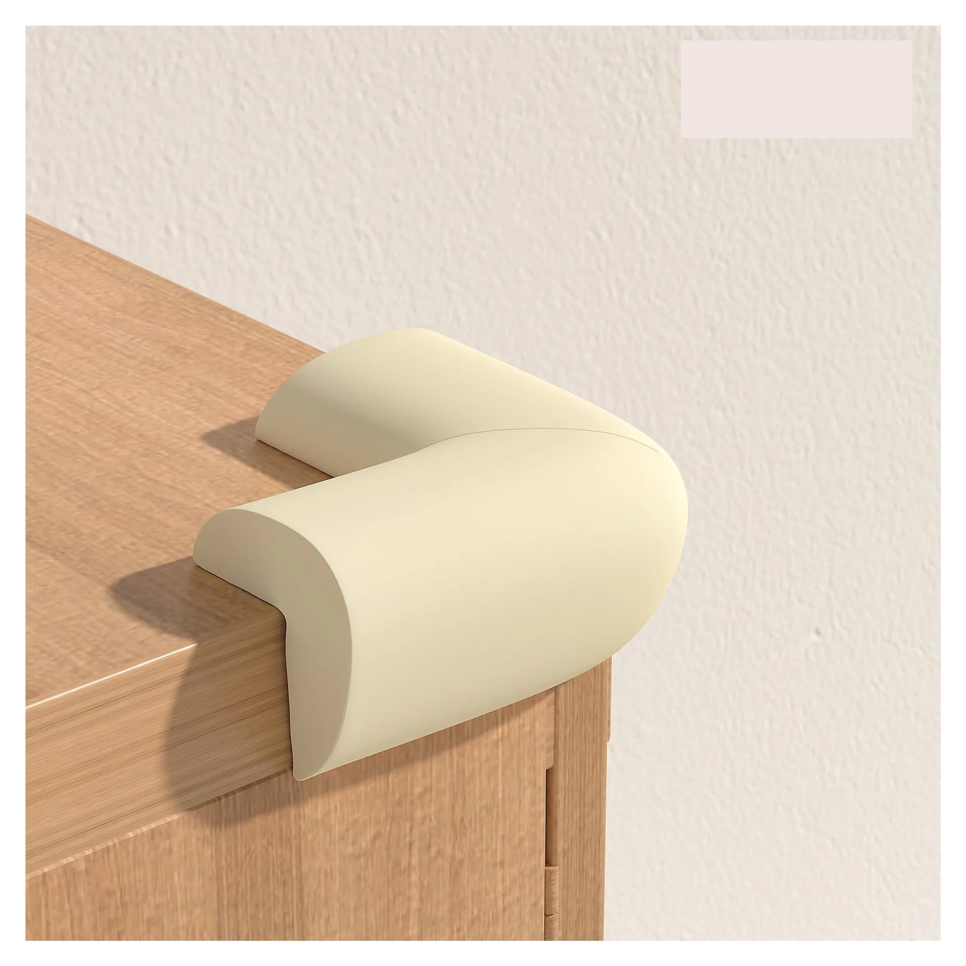 Protectores de mesa de borde de esquina, 8 protectores suaves para muebles para seguridad de niños, protección del hogar, tamaño de 5,5 x 5,5 cm, evita lesiones agudas en las esquinas