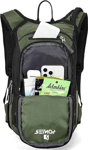 Miniatura 8 de Hydration Pack Backpack with 3L Water Bladder for Men & Women, Hiking Daypack with Thermal Insulation  Running, Cycling, Camping, Skiing, Outdoor