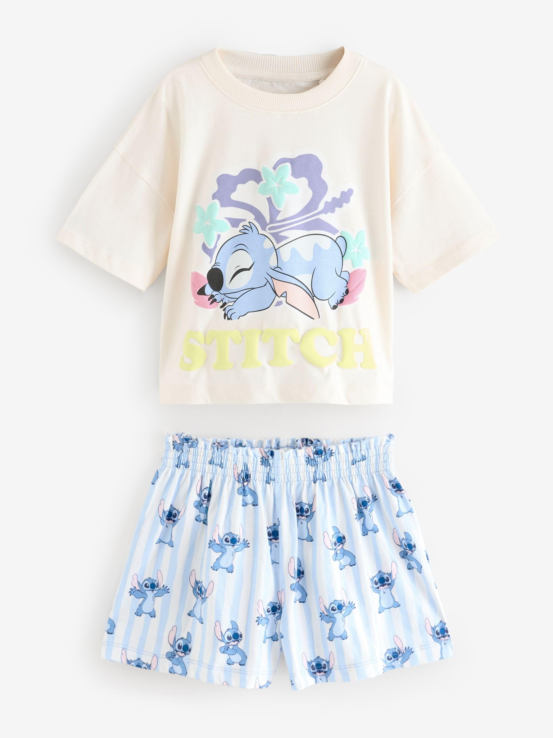 NEXT Fille Pyjama Short Stitch, Lot de 2