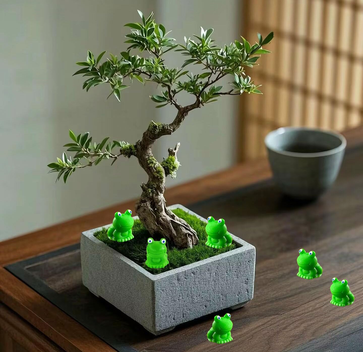 200 Pcs Mini Frog Figurines Mini Resin Frogs for Fairy Home Garden Decor… - Image 7