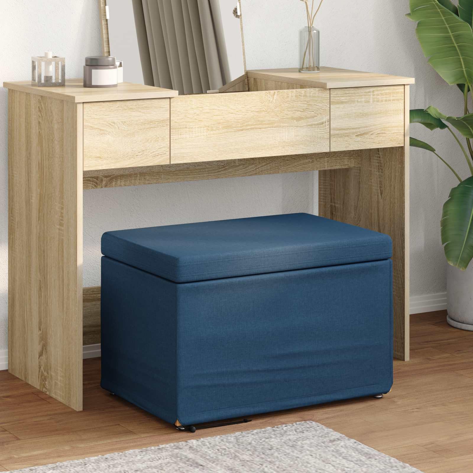 Tabouret de bar bleu pour salle à manger et cuisine ouverte au style minimaliste