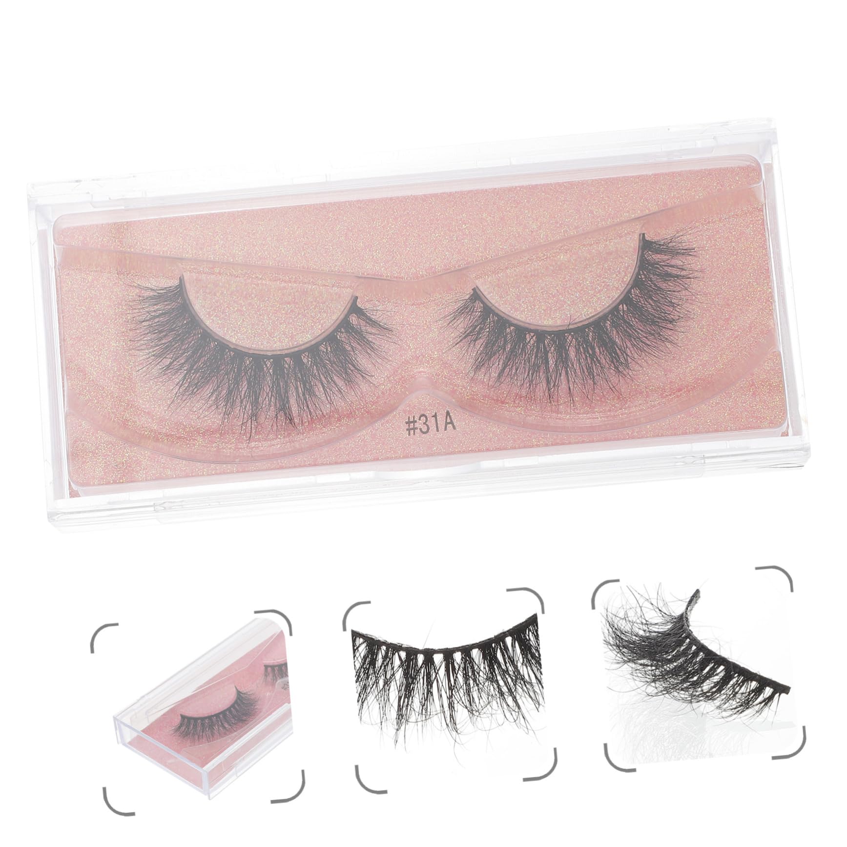 DOITOOL 5 Paia Di Ciglia Finte Per Il Trucco Aspetto Naturale E Facile Applicazione Per Donne E Ragazze Riutilizzabili