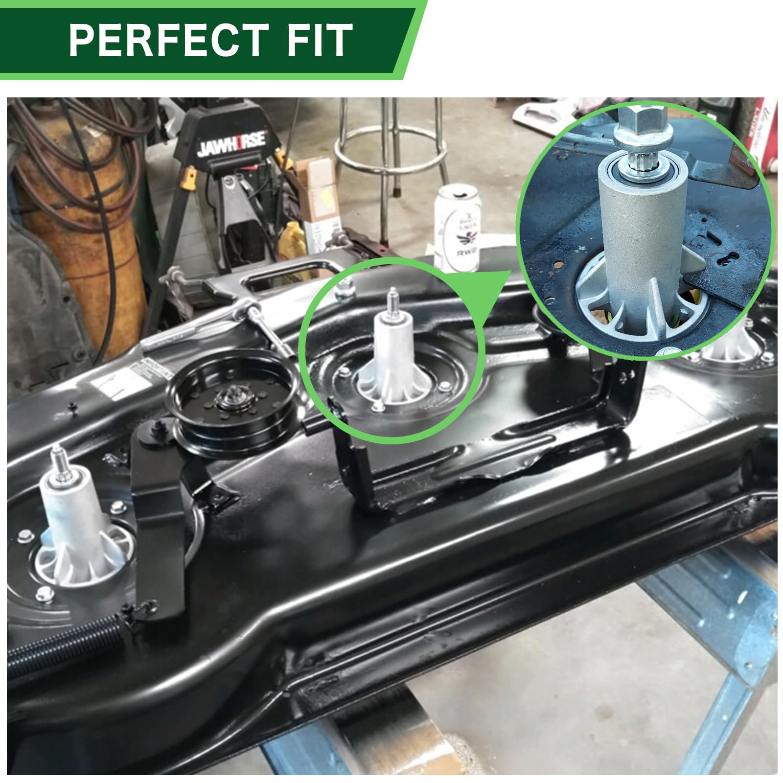 Juego de 2 husillos para cortacésped Husqvarna 532187282/AYP 187292 192870/ Ariens 21546238 21546299