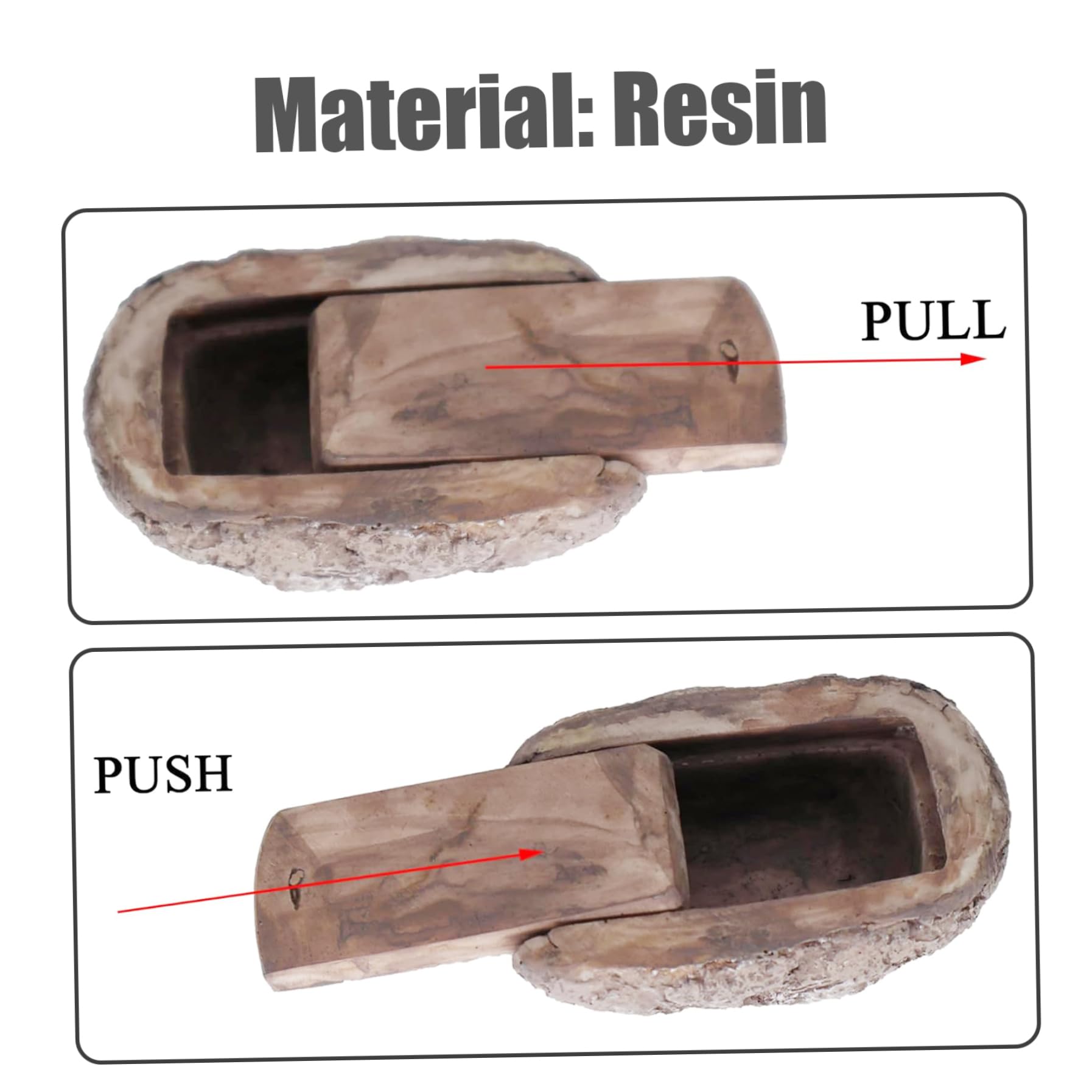 Hide a Key Outside, Resin Fake Rock Key Hider, Outside Waterproof Simulation Rock Key Hider for Garden, Geocaching, Yard(Light Gray Hide a Key Outside, Resin Fake Rock Key Hider, Outside Waterproof Simulation Rock Key Hider for Garden, Geocaching, Yard(Light Gray
