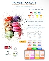 Vista 6 de VIBGYOR Brilliance Zarda - Colorante alimentario en polvo – Tarro individual (1.76 onzas), apto para veganos, sin gluten, sin sabor y comestible