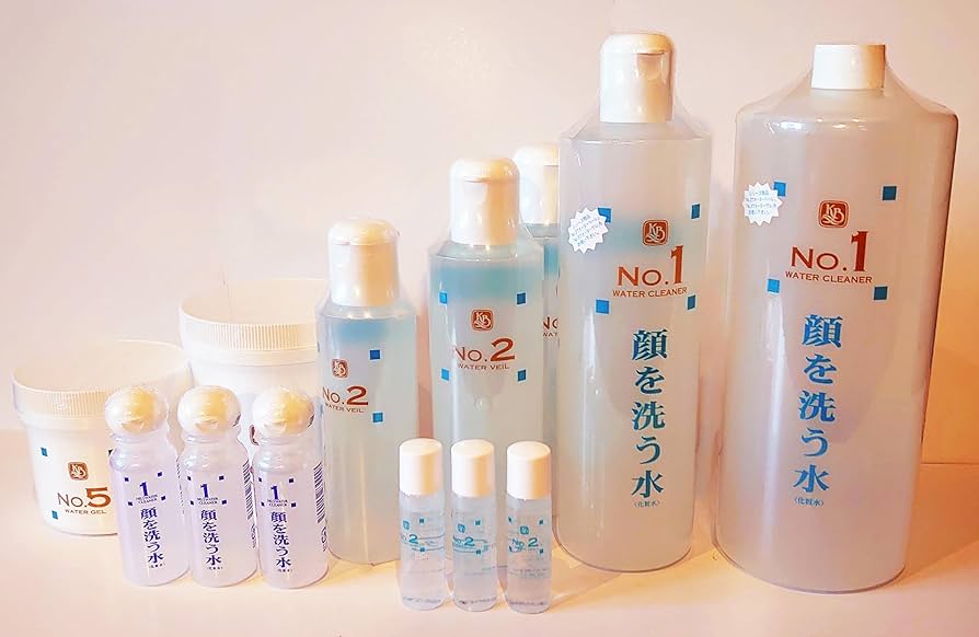 顔を洗う水No.1 (１Ｌ)✖️２➕️携帯用ウォータークリーナー 送料無料】カミヤマ美研 顔を洗う水 ウォータークリーナーNo1