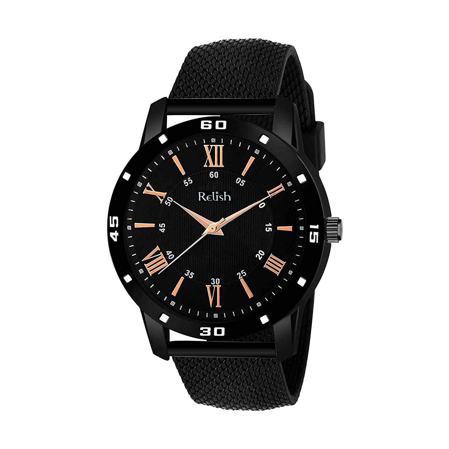 Relish Analogue Mens & Boys Watch (Black Dial Black Colored Strap) (B082Q19P6B) Amazon Price History, Amazon Price Tracker