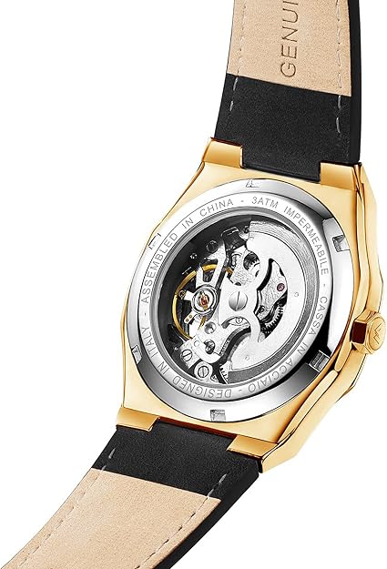 MEMENTO Orologio Automatico In Acciaio Con Cinturino Intercambiabile dal  Design Elegante E Sportivo : Amazon.it: Orologi