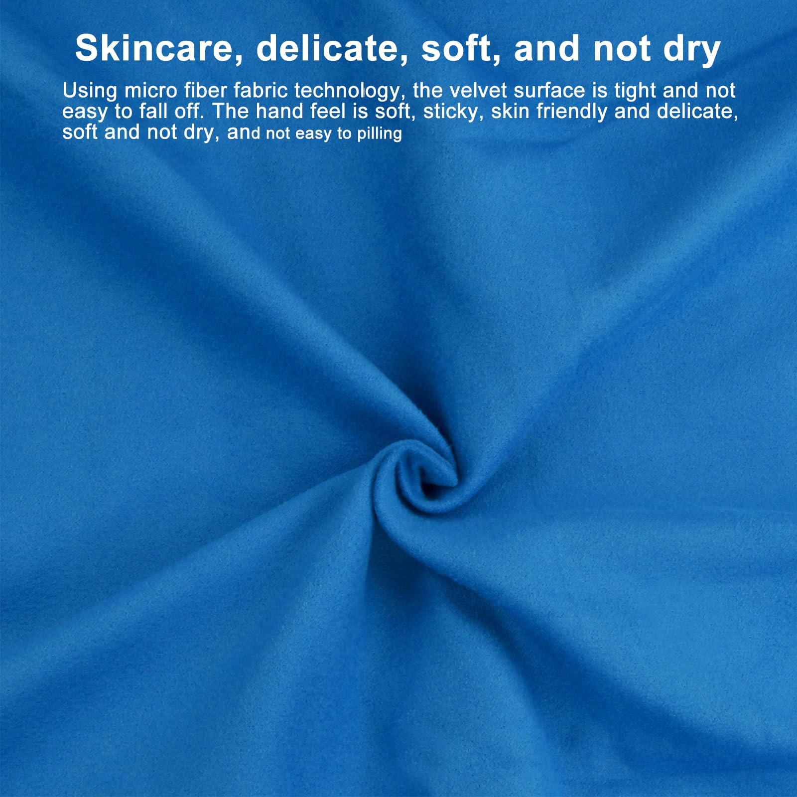 Poncho de Surf, 110 x 90 cm, Toalla de Poncho Adultos Microfibra con Capucha Bolsillo, Poncho Playa para Cambiar Mujer Hombre, Albornoz Natacion para Deporte Acuático Baño, Secado Rápido (Azul)