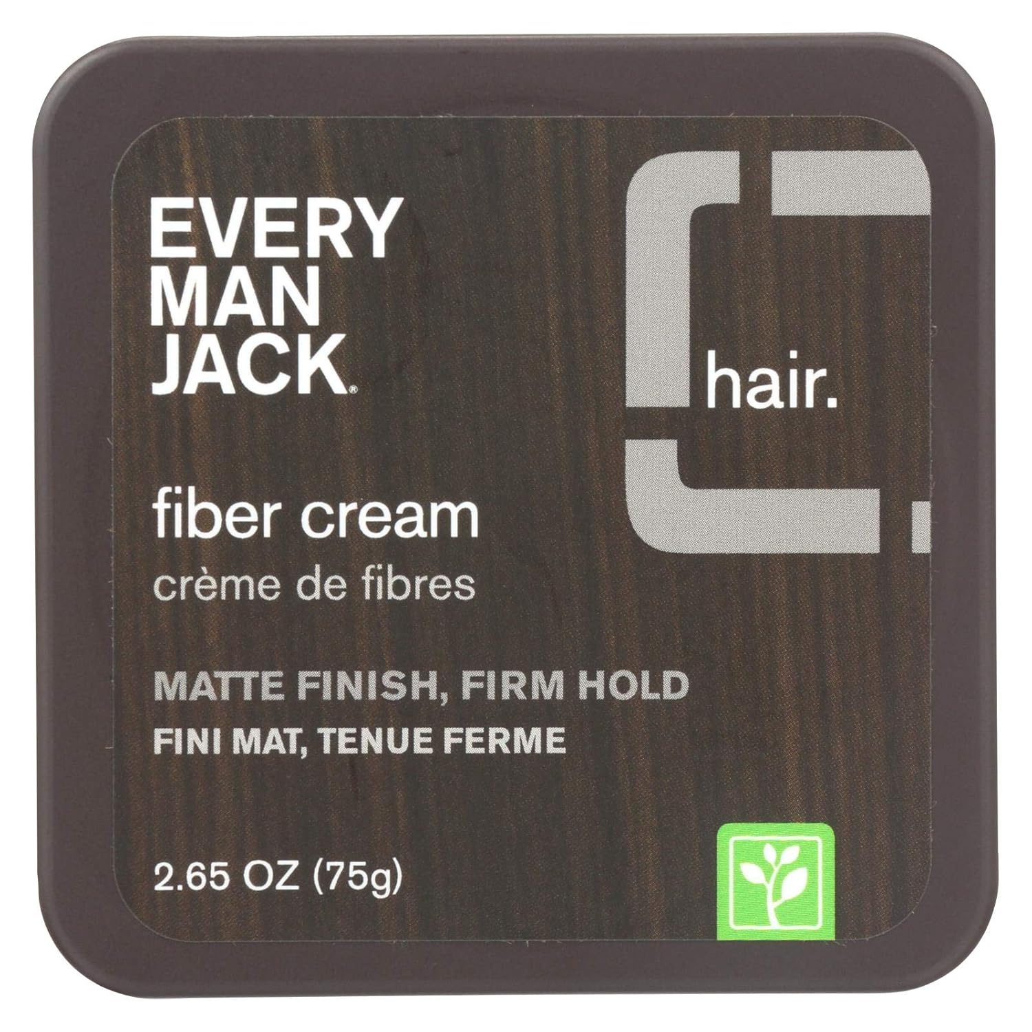 Every Man Jack Fiber Cream, Fragrance Free, 2.65 oz