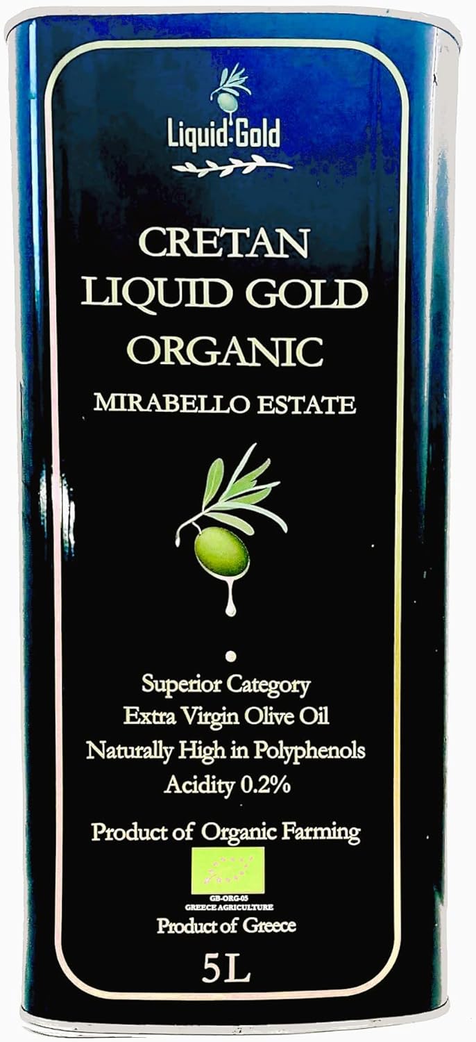 Liquid Gold ™ 5 LITER ORGANIC GREEK EXTRA VIRGIN OLIVE OIL NOVEMBER