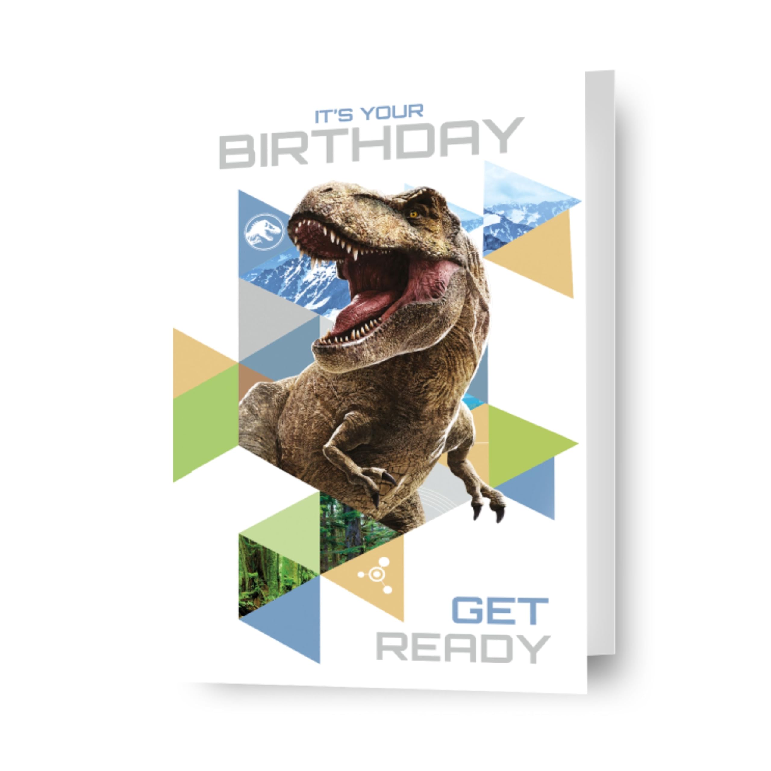jurassic world, generic, birthday card