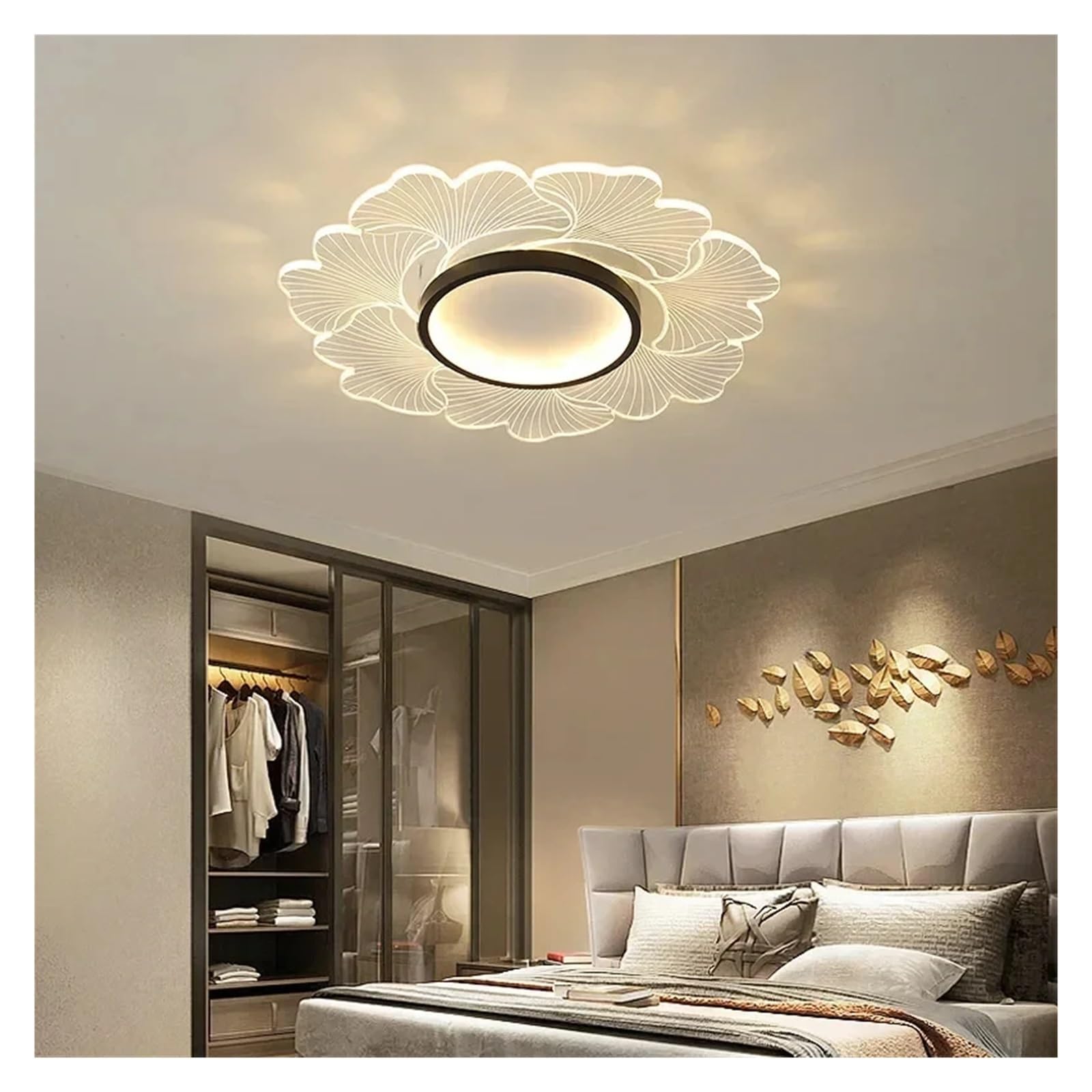 KLXSIVU Modern LED Ceiling Lamp Aisle Chandelier for Living Dining Room Bedroom Restaurant Study Home Decor Indoor Light Fixture Lustre